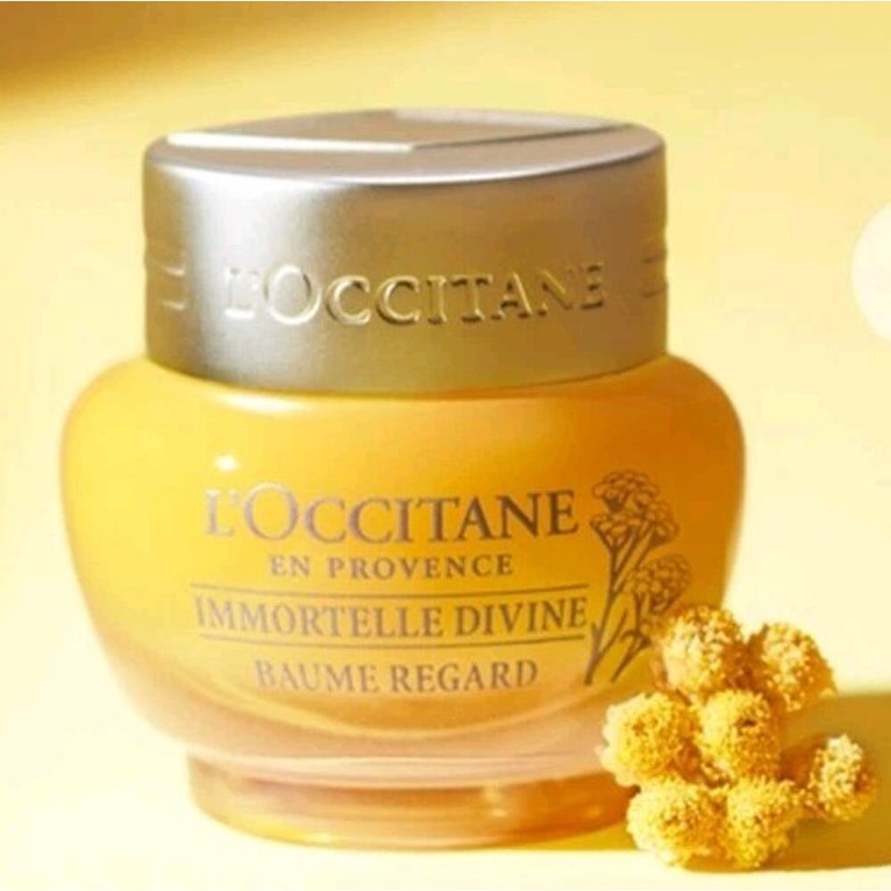 L'Occitane Immortelle Divine Firming Eye Balm 15ml Anti-Aging Cream Baume Regard